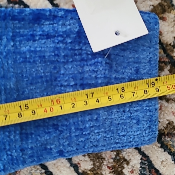 SO BRAND WOMENS JUNIOR CHENILLE BLUE V-NECK PULLOVER SWEATER SIZE XL - Picture 14 of 16